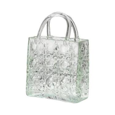 Imagem de Bolsa Vasos De Vidro Ornamentos Decorativos Para Arranjo De Flores Mes