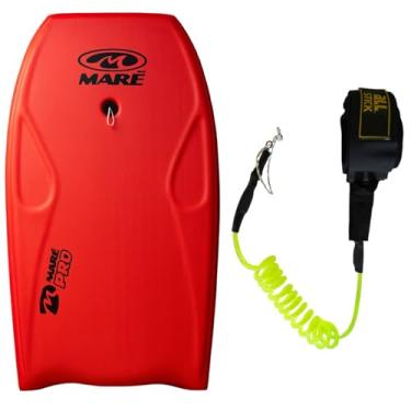 Imagem de Prancha Bodyboard Semi Profissional Maré Pró c/ Leash (Vermelho c/ leash braço)