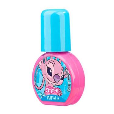 Imagem de Esmalte Impala Disney Stitch Rosa Amizade de Outro Planeta 6ml