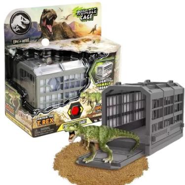 Imagem de Figura Jurassic World Jaula T-Rex Com Som E Resgate Surpresa F02144 - 