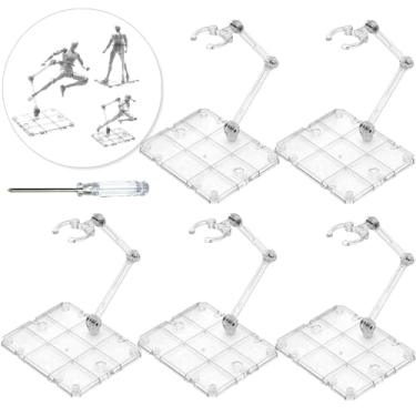 Imagem de XISTEST Suporte Para Boneco De Ação, 5 Peças, Montagem, Base Boneco, Compatível Com Hg Rg Sd Shf Gundam 1/144