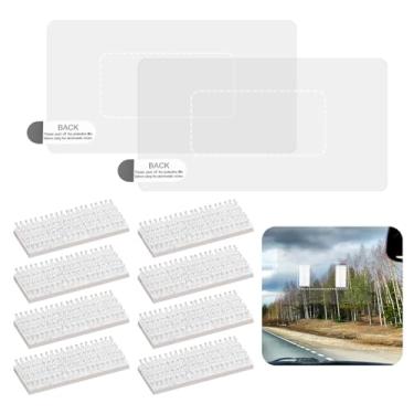 Imagem de PEUTIER Kit De Montagem Etiqueta Ez Pass, Incluindo 2 Películas Estáticas E 8 Tiras Fita Adesiva Trava Dupla (4 Conjuntos), Suporte Transponder Com Fecho Reutilizável Para Carros, Fácil Instalar Tro