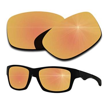 Imagem de Lentes de reposição polarizadas para óculos de sol Oakley Jupiter Squared - várias cores, Revestimento espelhado dourado pêssego, Variation