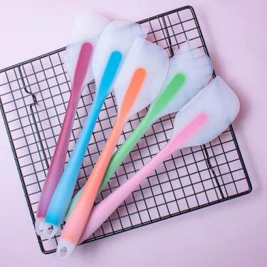 Imagem de Kit 3 Espátula De Silicone Raspadora Pão Duro Não Risca Panela 27cm - 