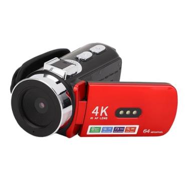 Imagem de Zopsc Câmera de Vídeo Em 4K Câmera de Câmera, Câmera VLOG WiFi de 64MP Com Tela de Rotação de 3,0 Polegadas de 180 Graus, Gravador de Videocorda