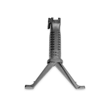 Imagem de DLG Bipé Tático em Polímero, 15,85 cm, Preto, Design Minimalista sem Botões