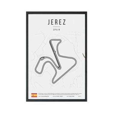 Imagem de Monaco Miami Fórmula 1 Pista Poster Arte De Parede Sem Moldura Para Sa