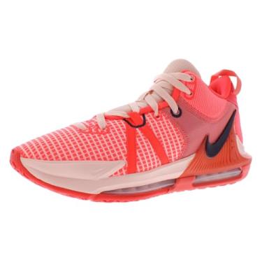 Imagem de Nike Lebron Witness 7 T nis de basquete masculino, Carmesim brilhante/roxo caverna, 9