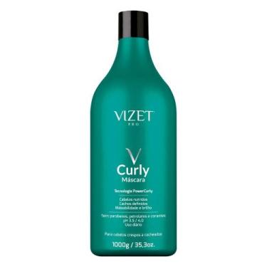 Imagem de Máscara Cabelos Crespos e Cacheados Curly Vizet 900gr