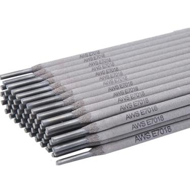 Imagem de Haste de solda E7018 Varas de solda de aço carbono de 3/81.3 cm, 50 peças, eletrodos de baixo hidrogênio, soldagem em todas as posições, acessórios para equipamentos de soldagem a arco de baixo