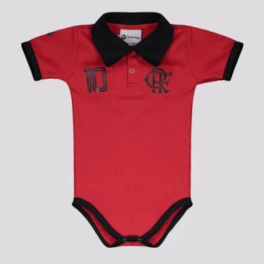 Imagem de Body Polo Flamengo Rubro Negro - Torcida Baby, G
