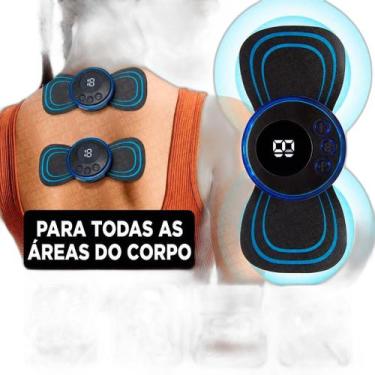 Imagem de Mini Massageador Sem Fio Tens Relaxamento Completo Cabo Usb - Relet
