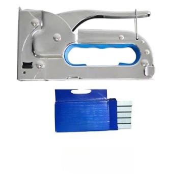 Imagem de Pistola de pregos decorativa manual + 1000 grampos(Grampeador + 1000 Grampos)