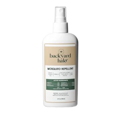 Imagem de Backyard Halo Repelente de mosquitos e insetos | Frasco spray de 118 ml | À base de plantas | Sem DEET | Sem álcool