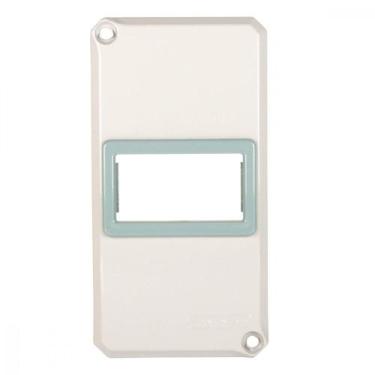 Imagem de Tampa para condulete 1" com 1  posto horizontal para sistema modular -