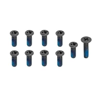 Imagem de Gintai 10 peças de substituição de parafusos de capa de base inferior inferior para Asus Vivobook Go 15 E1504 E1504FA E1504GA (preto)