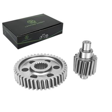 Imagem de Engrenagem de transmissão secundária de alto desempenho GY6 49cc 50cc 80cc 100cc Racing Final Drive Gear Set adequado para 139QMB 139QMA 147QMD Motor Scooter Moped ATV Go Kart (16-42T)