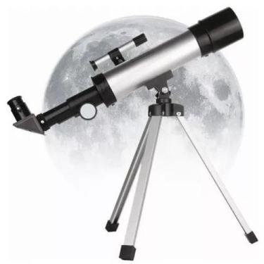 Imagem de Telescópio Astronômico Luneta Lunar 50mm F36050 Alta Ampliação Observa