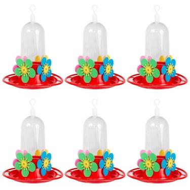 Imagem de Bebedouro Beija-flor Luxo C/ Poleiro 300ml Kit 6 Un