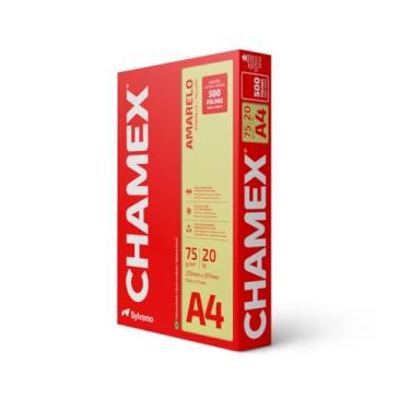 Imagem de Chamex Papel A4, 210 x 297 mm, Amarelo