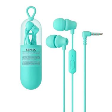 Imagem de Fone de Ouvido Auricular com Fio e Estojo Conector P2 - Verde