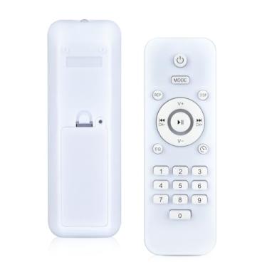 Imagem de WDZP Novo controle remoto de substituição para KLlM Boombox B4 CD Player sistema de áudio portátil KBB4W2