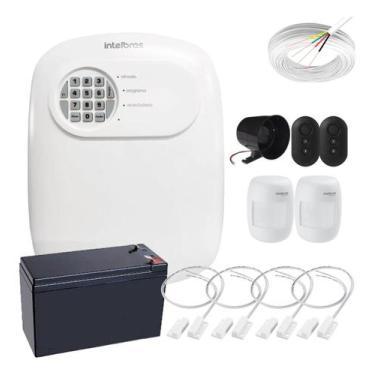 Imagem de Kit Alarme Com Fio Intelbras ANM 24 NET com 6 Sensores e 100m de Cabo
