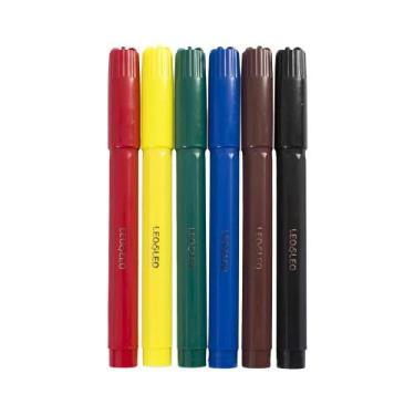 Imagem de Canetinha Big Jumbo 06 Cores Leo & Leo