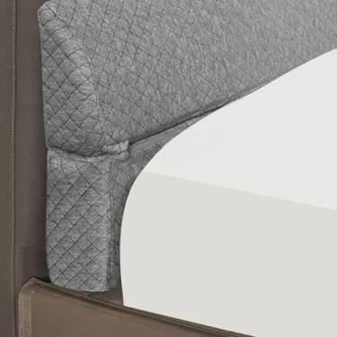 Imagem de Almofada de 4 modos para abertura de cabeceira, almofada dobrável para cama, enchimento de lacuna de cama king size preenche a lacuna (0 a 17,8 cm), travesseiro longo para enchimento de espaço de