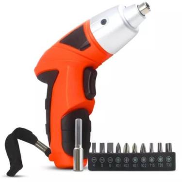 Imagem de Kit Parafusadeira Sem Fio Eletrica 110v/220v Compacta - ZONNE
