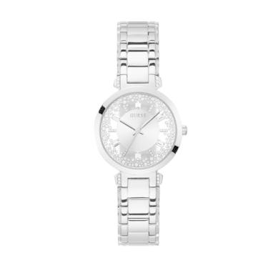 Imagem de Relógio Redondo Prata Brilhos Guess