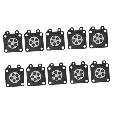 Imagem de Baoblaze 10x Diafragma de Medição de Carburador para 5200 52cc Componentes Manutenção Substituição Direta para Ferramenta Elétrica de Jardim Cortador de Grama
