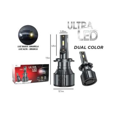 Imagem de Ultra led asx (dual color) 70w 10.000lumens bivolt, H4