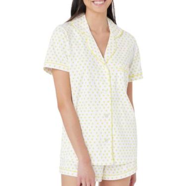 Imagem de Conjunto de pijamas femininos Zelbuck, moderno de 2 peças, Monkey Bunn