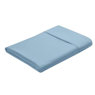 Imagem de Lençol de cima de casal - lençol de cima de luxo de qualidade de hotel, sem rugas e resistente ao desbotamento - roupa de cama extra macia, respirável para mulheres, homens, crianças e adolescentes