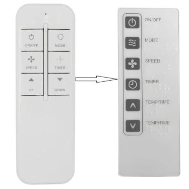 Imagem de Controle remoto de substituição para ar condicionado Haier AC-5620-87 0010401358H HWR05XCL HWR05XCL-L ESA406R ESA410R ESA408R