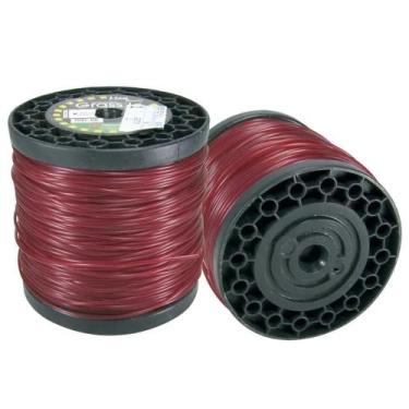 Imagem de Fio Cortador de Grama Mazzaferro Vermelho 3,0mm 2kg