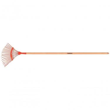 Imagem de Vassoura Fixa Tramontina Em Aço Com 18 Dentes Tipo Palheta E Cabo De Madeira 120cm