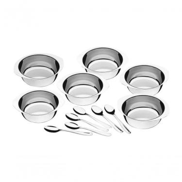 Imagem de Jogo Para Sobremesa Tramontina Service Aço Inox 12 Peças