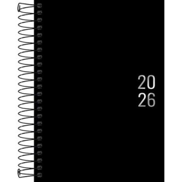 Imagem de Tilibra - Agenda Executiva Espiral Diária 12,9 x 18,7 cm Napoli 2026 - Preta