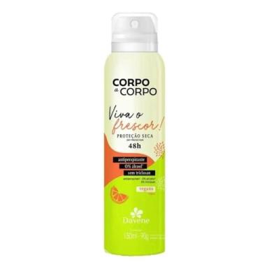 Imagem de Davene Desodorante Antiperspirante Aerossol Corpo A Corpo Frescor 150Ml - Corpo A Corpo
