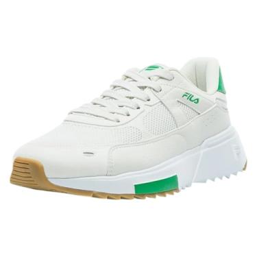 Imagem de Tênis Fila F Virtuous Retrô, Branco, Verde e Bege, Tamanho 38
