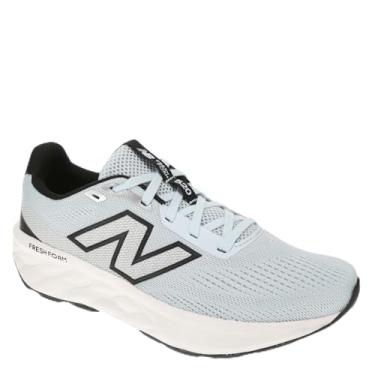 Imagem de New Balance Fresh Foam 520 V9 Tênis de corrida feminino, Vidro fosco/preto/prata metálico, 41