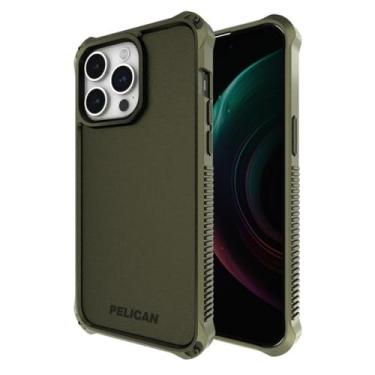 Imagem de Pelican Capa Guardian Series para iPhone 15 Pro de 6,1 polegadas [compatível com MagSafe] Capa magnética para iPhone com carregamento [proteção contra quedas MIL-STD de 16 pés] - resistente