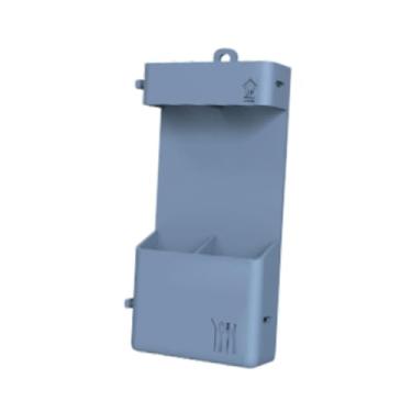 Imagem de KiBcsLic Suporte de parede para pauzinhos, suporte para talheres, utensílios de silicone para colheres, pincel de maquiagem, escova de dentes, casa, quarto, Azul