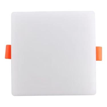 Imagem de Luminária Borda Infinita Quadrada 12x12cm 18w Luz Branca 6000k Gaya