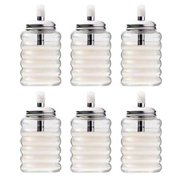 Imagem de Açucareiros Para Lanchonetes Com Bico Dosador E Tampa Com 6 Unidades -