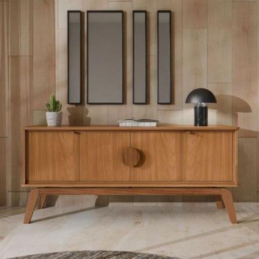 Imagem de Buffet Aparador 4 Portas MDF 168cm de Largura Suporta 20kg - TOPDEAL L