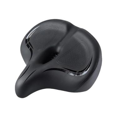 Imagem de KiBcsLic Selim de bicicleta ergonômico para bicicletas de montanha, fácil de instalar, antiderrapante, à prova d'água, para homens e mulheres, acessórios, Preto