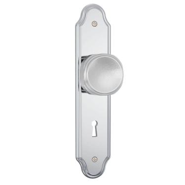 Imagem de Fechadura 813-02 Interna Com Acabamento Cromado E Espelho De Aço Inox - 81321 - Stam